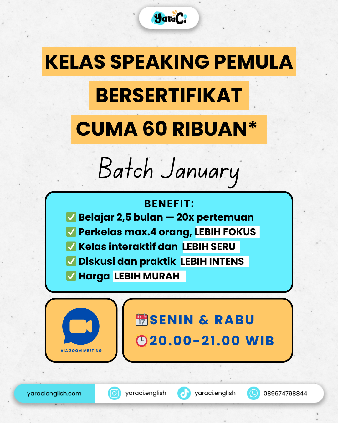 Kelas Speaking Pemula